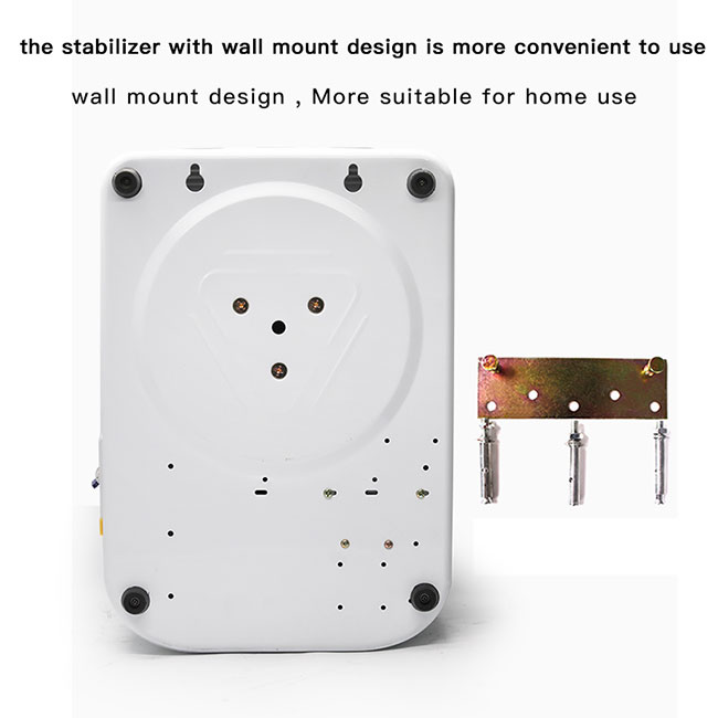Estabilizador de voltaje de montaje en pared para electrodomésticos